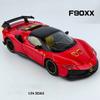1/24 Ferrari SF90XX SF90 Alloy Sports Car Model Diecasts Metal Racing Super Vehicles Car Model Simulation Sound Light Childrens Toy Gift