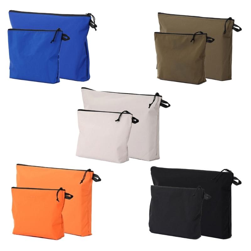 Portable Outdoor Storage Pouch Tear Resistant Wide Opening Waterproof Travel Organizer Bag Large Capacity Cosmetic Bag