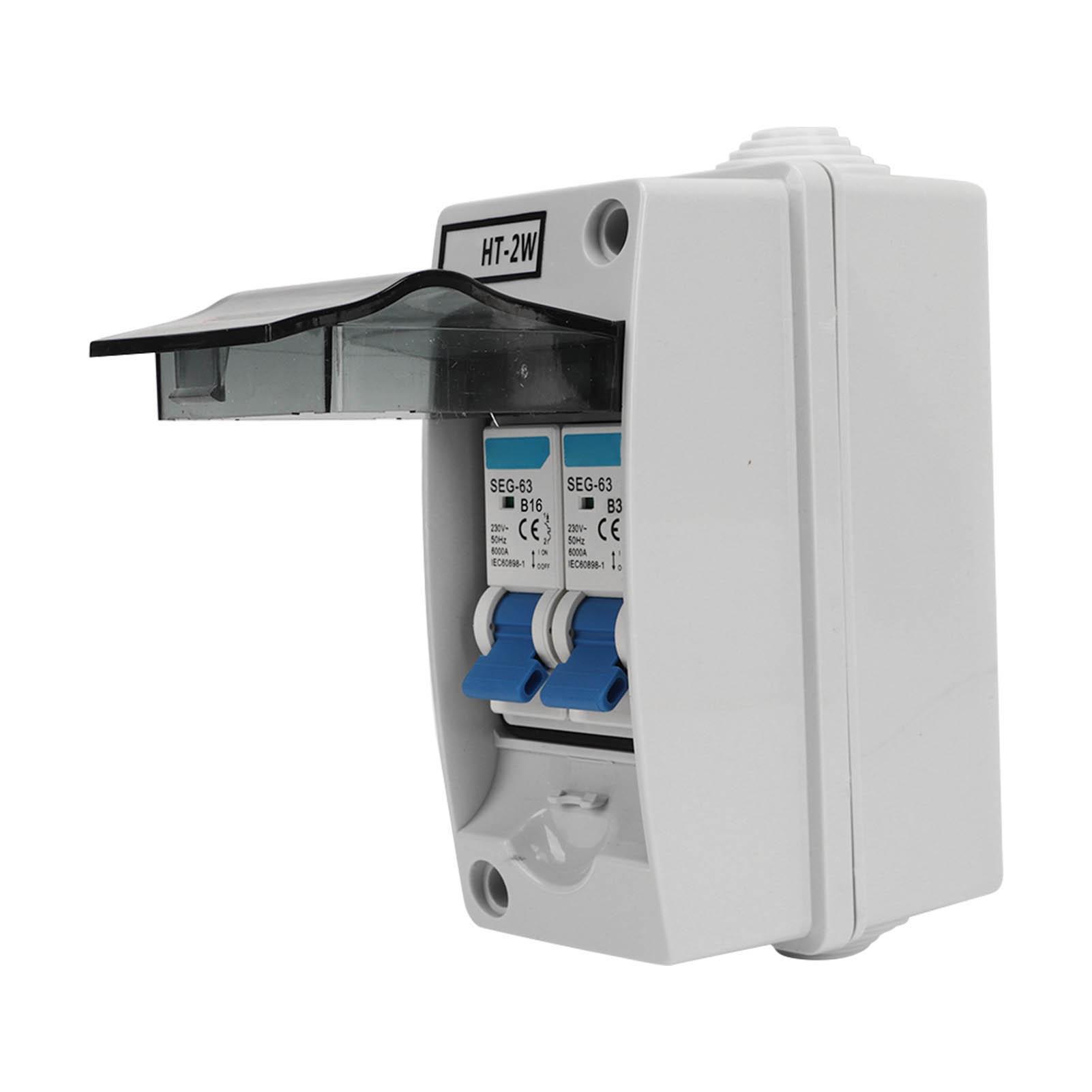 

Miniature Circuit Breaker 2P Breaking Capacity 6000A Leakage Circuit Breaker with Waterproof