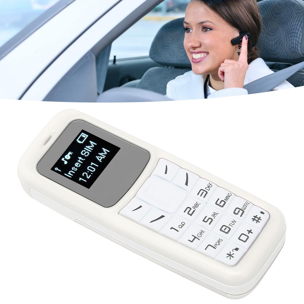   Mobile Cell Phone Small Mobile Phone   Headset Dialer with Ear Hook Support SIM 0.66inch