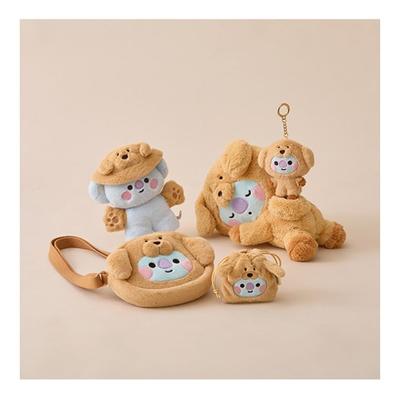 KOYA BABY FLUFFY Lying Doll/ Key Ring/ Costume Closet Bucket Hat Set/ String Mini Bag Charm Pouch/ Face Doll Crossbody Bag (5 Options)