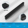 Modern Minimalist Gold Cabinet Handle, Light Luxury I-Shaped Black Drawer Pull