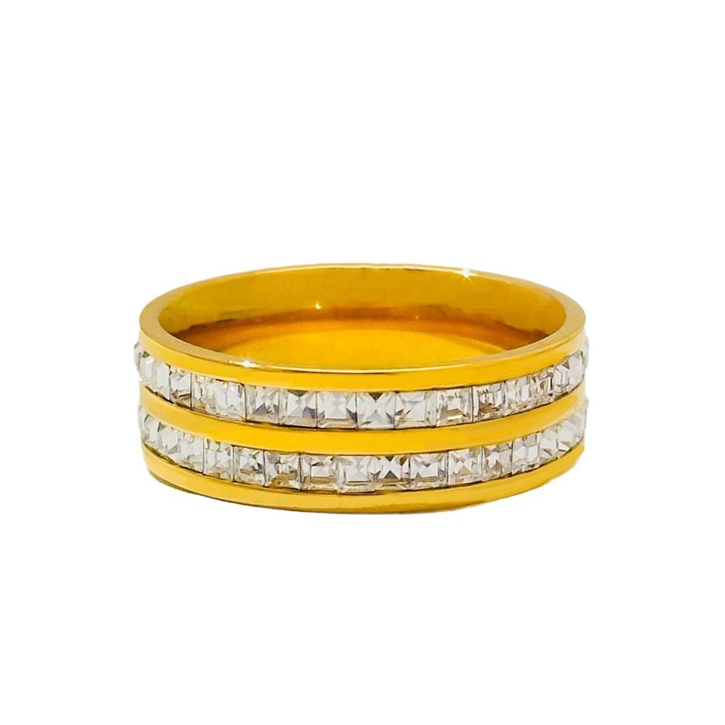 Ring Couple Men and Women Simple Gypsy Stars Do Not Fade Double Single Row Tail Ring Index Finger Fashion Hipster Ring Jewelry