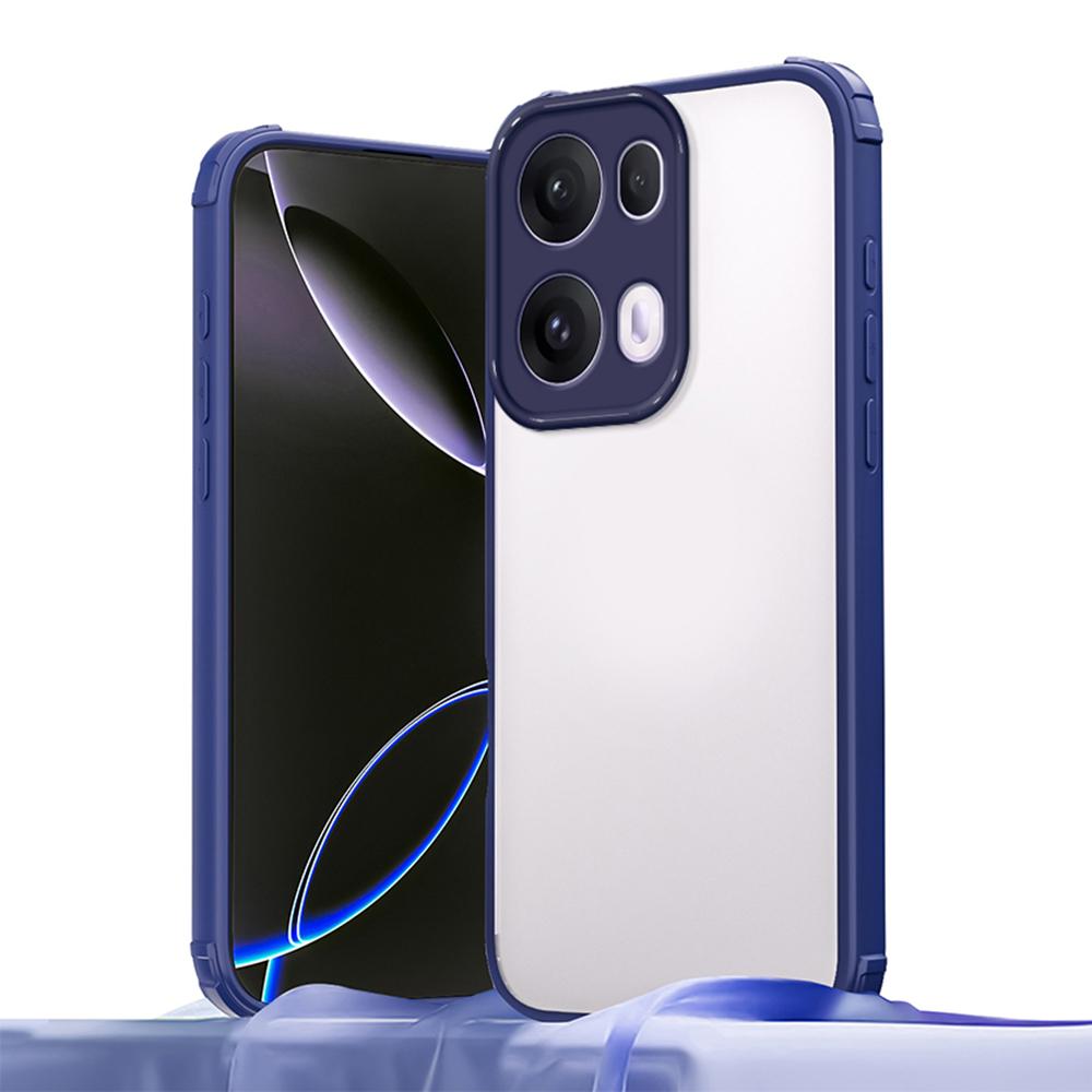 Dla Oppo Reno13 5G (Światowy) Etui Wzmocniony Róg Odporne na Wstrząsy TPU + Akryl Pokrowiec na Telefon
