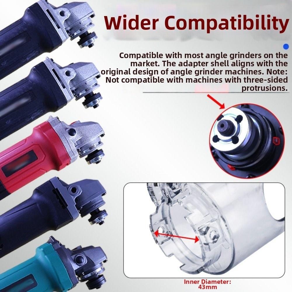 Clearly Guard Angles Grinder To Trimmer Base Fixed Adapter Router Fixed Bracket Wardrobe Making