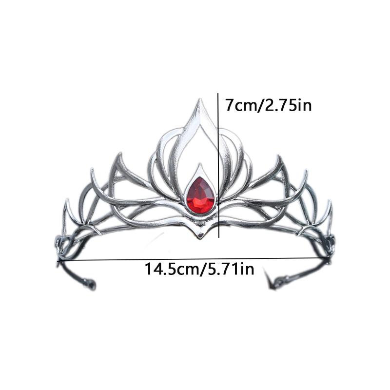 Gothic Halloween Niche Fashion Black Spider Ladies Alloy Diamond Crown Easter Dark Festival Headwear Witch Party Decoration