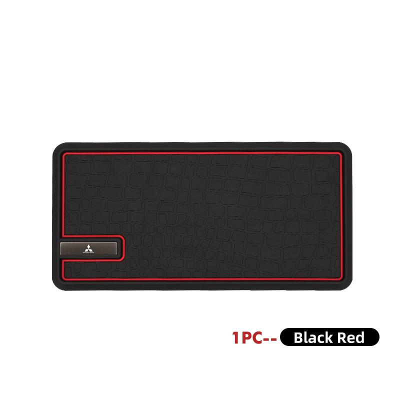 dnsh2 For Mitsubishi Car Logo Anti-Slip Mat Dashboard Silicone Sticky Storage Pad Outlander Pajero Sport Lancer EX ASX L200 Eclipse