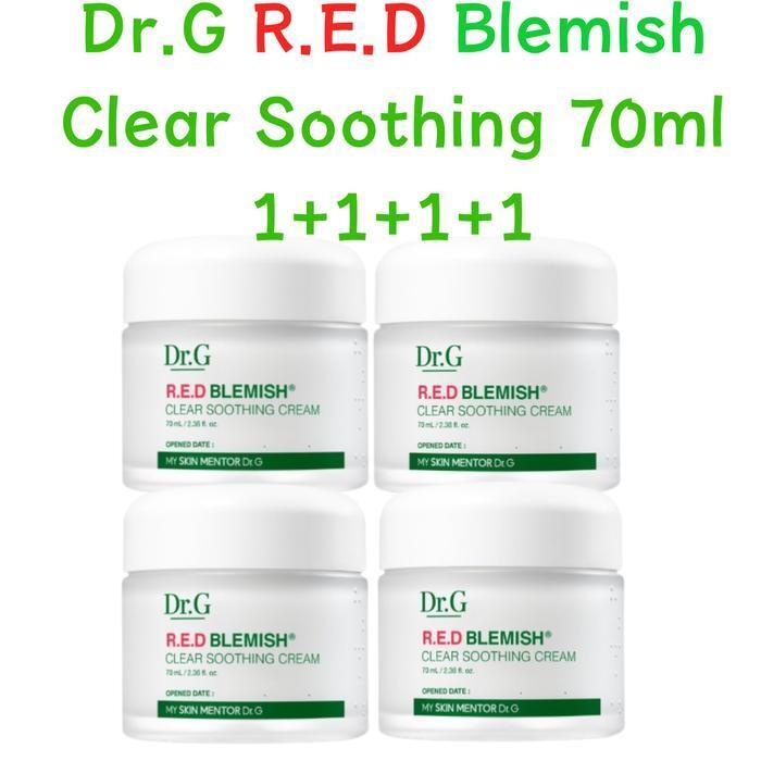 Dr.G Red Blemish Clear Soothing Cream 70ml x 4_HY (18901811)