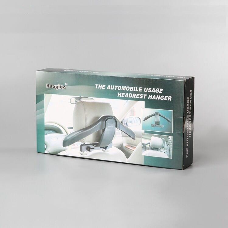 Car Mounted Clothes Hanger Back Garment Rack Automotive T-Shirt Holder Anti-Slip Creative Design ABS Hook Acrylic Material