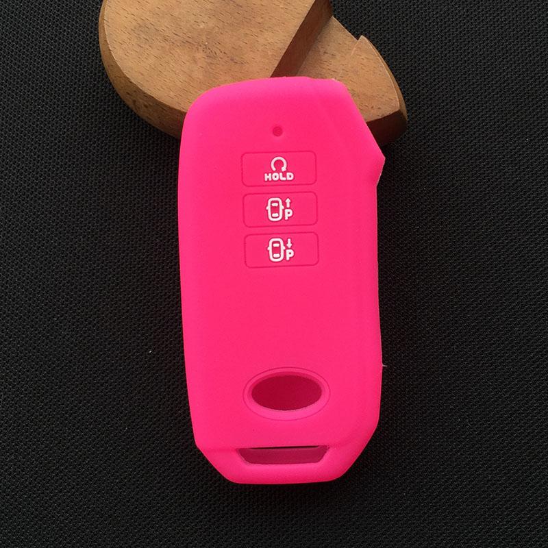 Silicone Key Cover Case Holder Protect for KIA K5 EV6 Dl3 Mq4 Grand Carnival Sorento Sedona Remote Keyless Car Accessories