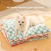 Winter Pet Thickened Blanket, Coral Fleece Dog Sleeping Pad, Comfortable and Warm Pad, Small and Medium-sized Pet Quilt