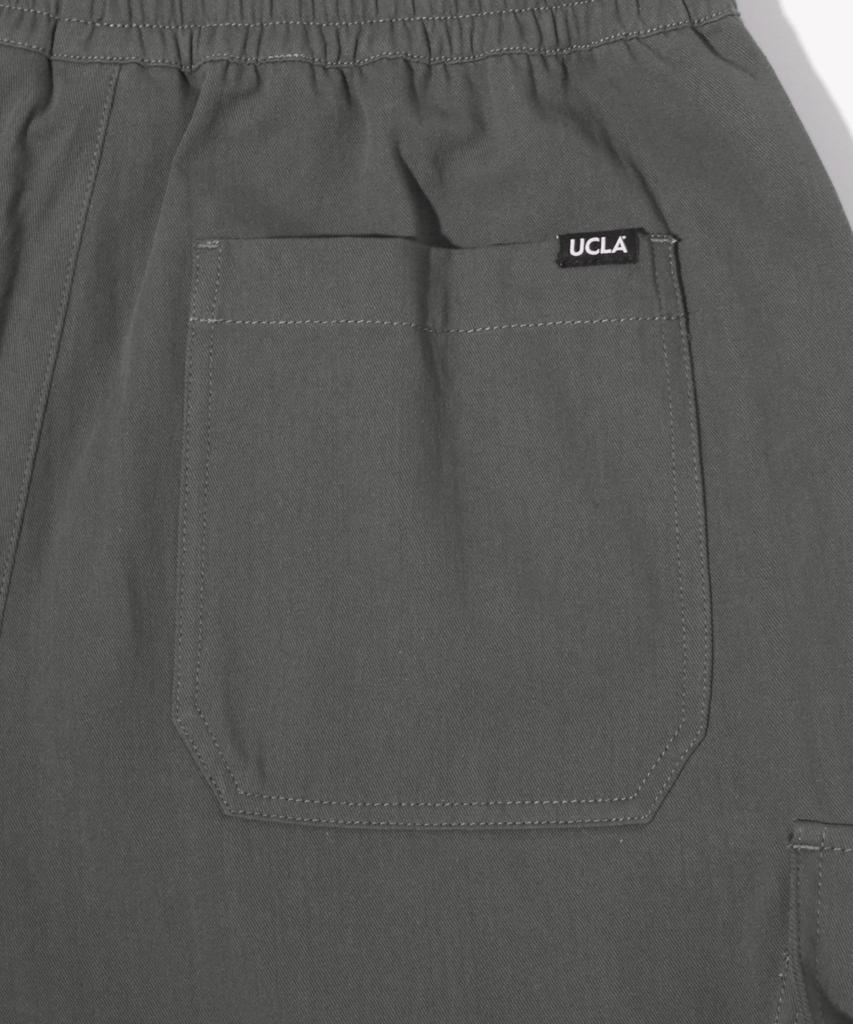 UCLA Unisex Full Elastic Basic Cargo Pants [Grey] (Ub3Lp83)