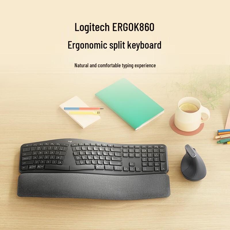 Logitech ERGO K860 Wireless Ergonomic Bluetooth Keyboard