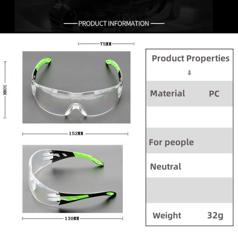 Ochelari universali anti-stropire Siguranta muncii Protectia industriala a ochilor Ciclism rezistent la vant Jaluzele rezistente la praf Ochelari de protectie unisex