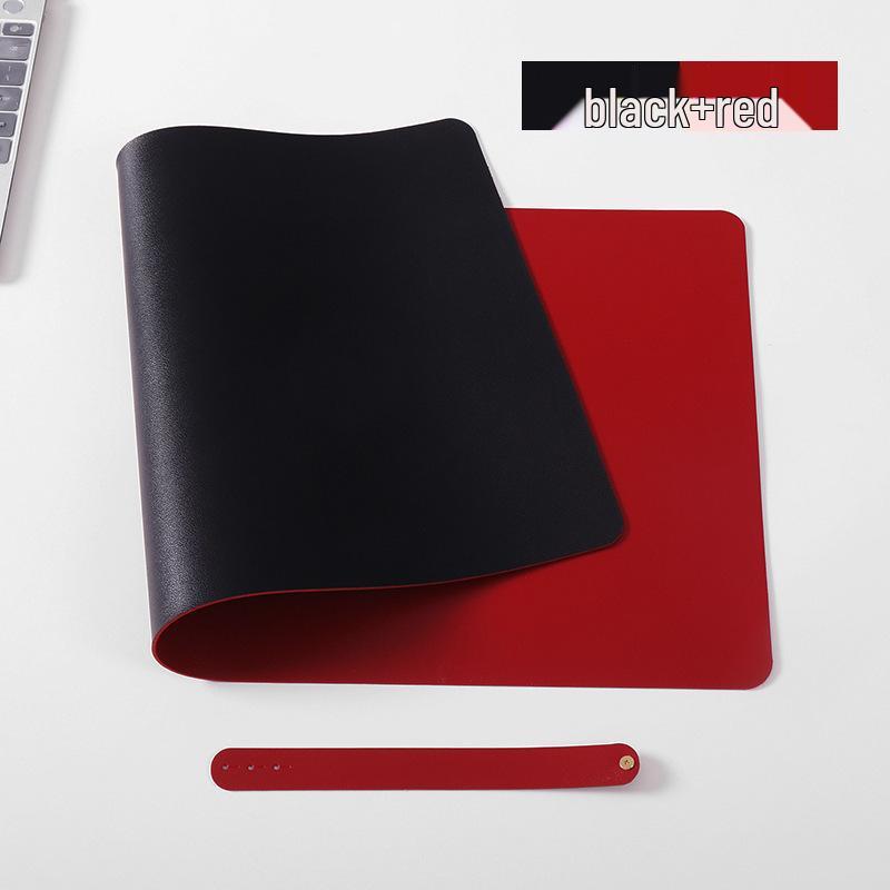 Leather Cartoon Mouse Pad with Logo Printing - Extra Large Double-Sided Desk Mat for Students