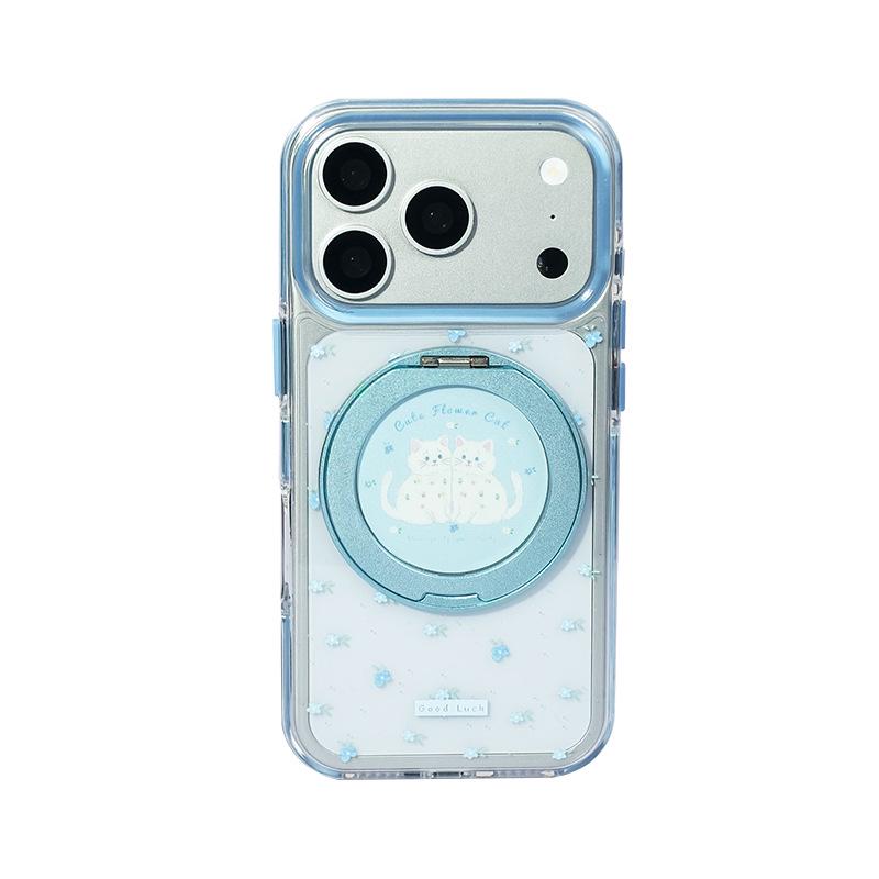 iPhone 17 Pro Max/15 Pro Case with 360° Pivot Stand 17 Pro Max