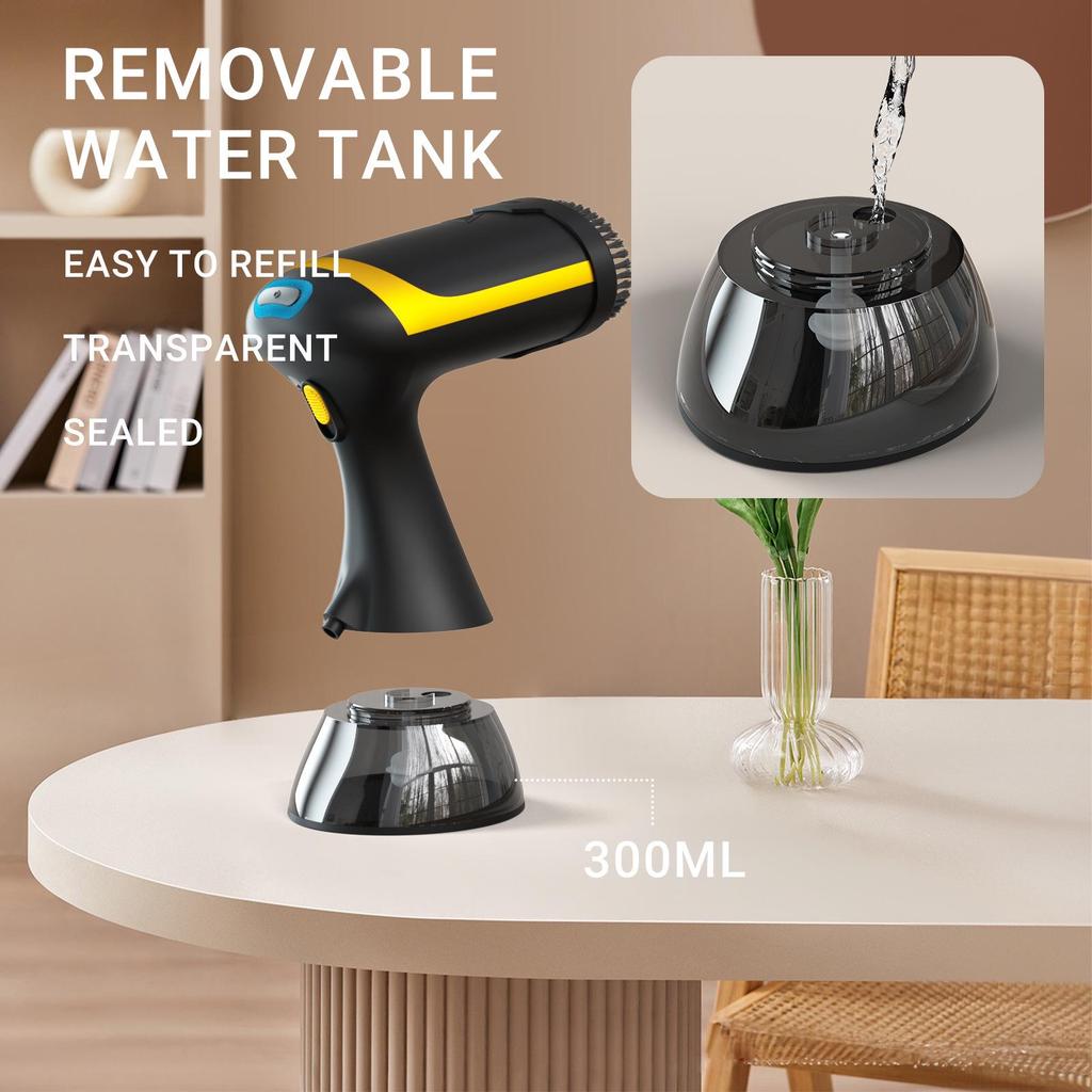 2025 Przenośna ręczna parownica do ubrań: Kompaktowe żelazko podróżne do domu i ubrań