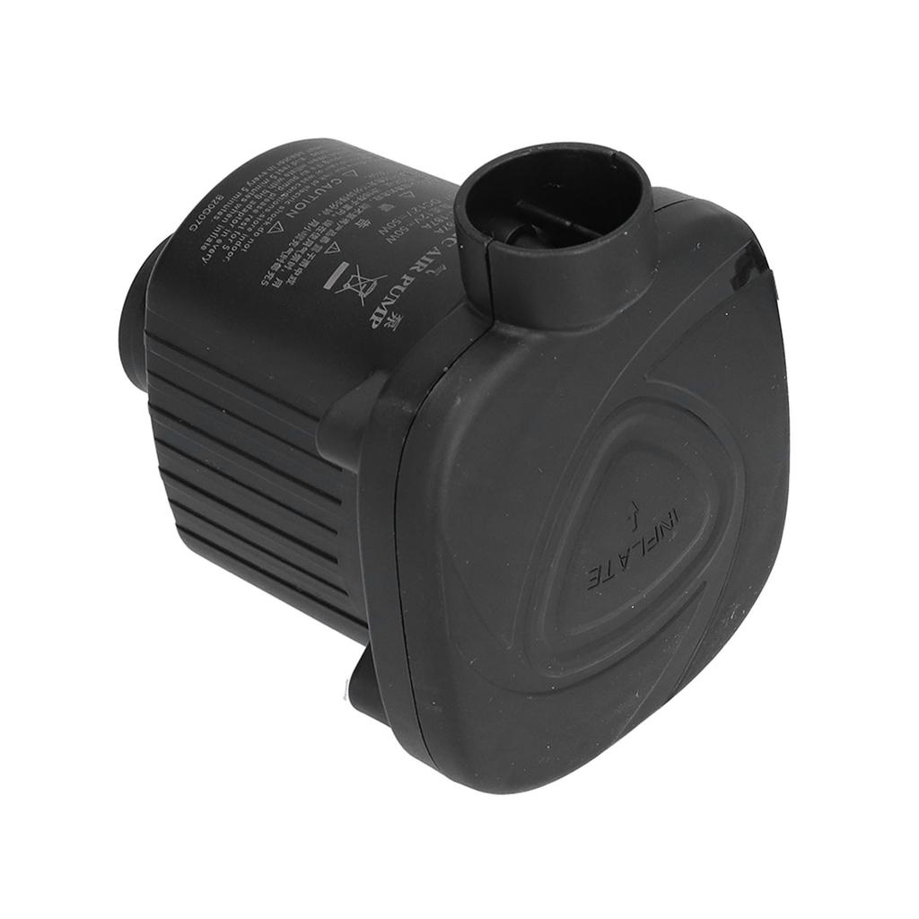 Air Pump DC12V Power 50W 2 Functional Nozzles Light Weight Inflator Pump for Rubber Boat