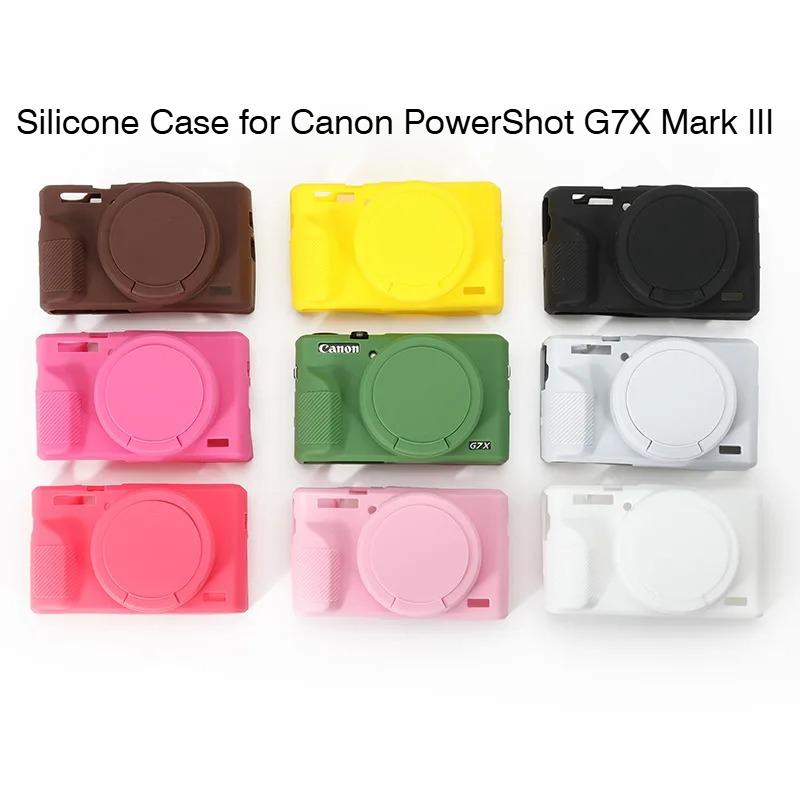Husă de silicon pentru Canon PowerShot G7X Mark III - G7X3 Geantă pentru cameră și protector moale