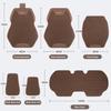 Universal Car Seat Cover Linen Front Seat Anti-slip Breathable Seat Cushion Fashion Car Interior Protection Pad Accessories