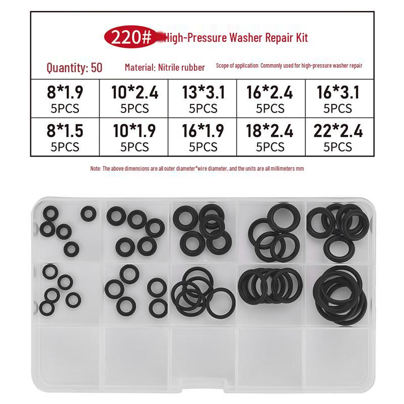 Chai Ba Nitrile Rubber O-Ring & Gasket Repair Kit Kit