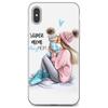 Schwarz braune Haare Baby Mama Mädchen Königin Soft Case für Samsung Galaxy A10 A30 A40 A50 A60 A70 a12 a31 a41 a51 a71 a20e a21s M30