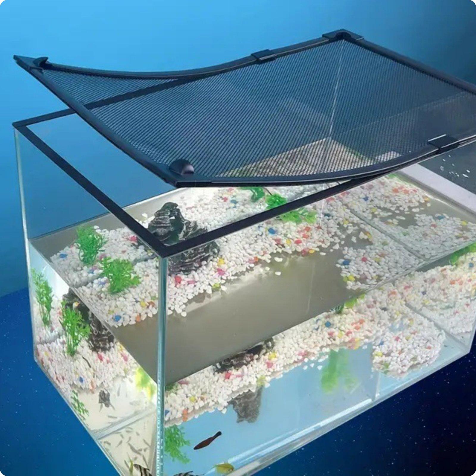 Fish Aquarium Net Cover Quick Installation