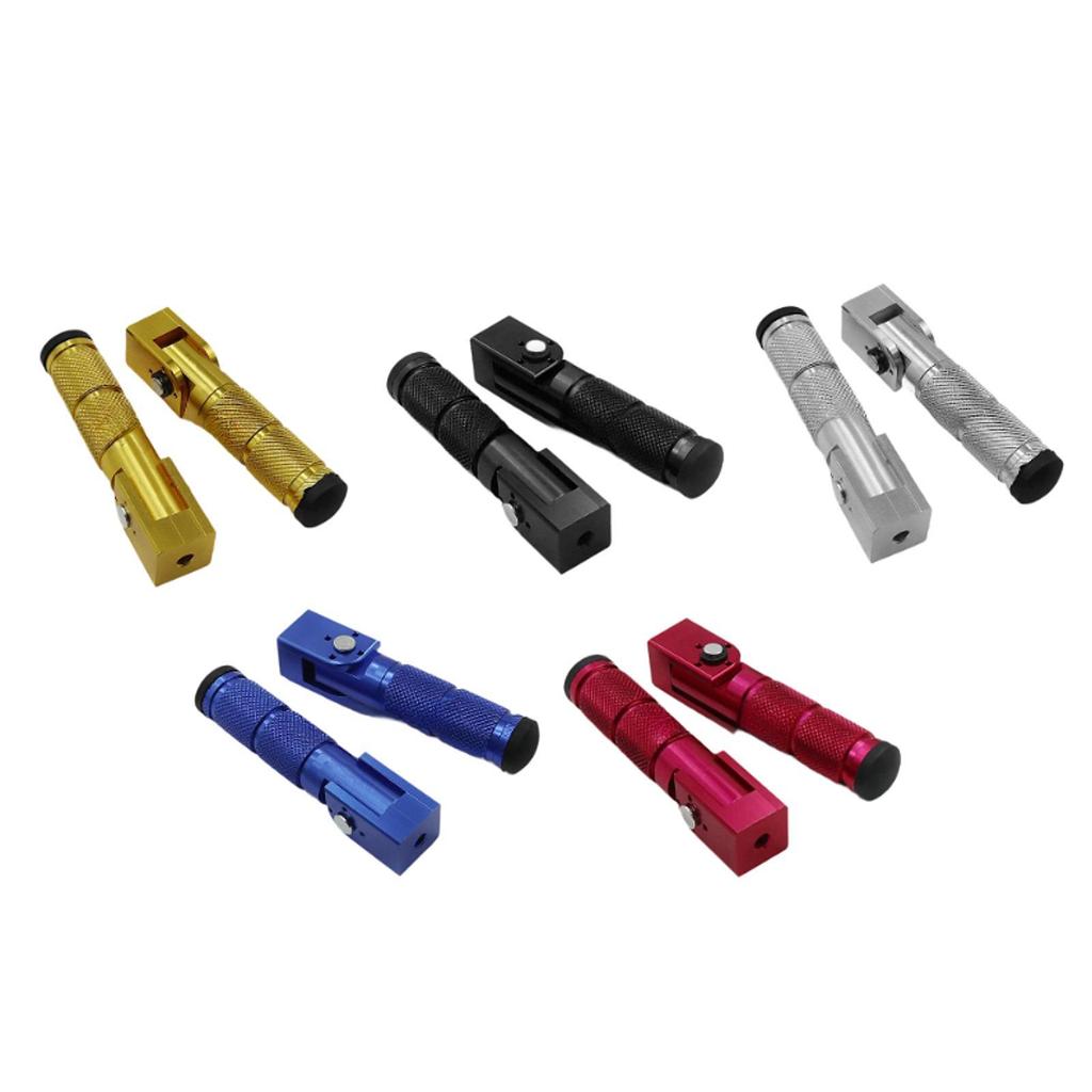 2x Motorcycle Footpegs Replaces Wear Resistant Utility Motorbike Footrests