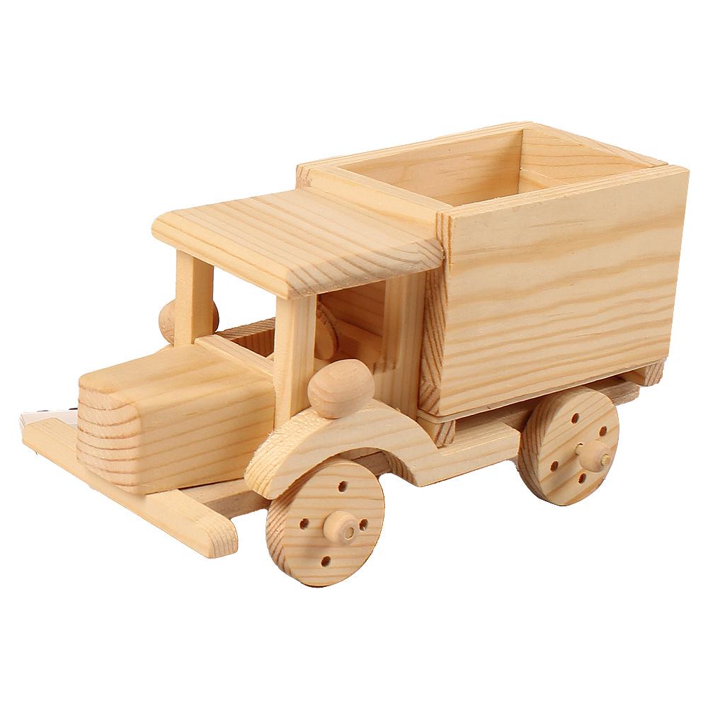 Children's Woodworking Kit: Small House Model - Semi-Finished Cottage for Handmade Parent-Child Projects