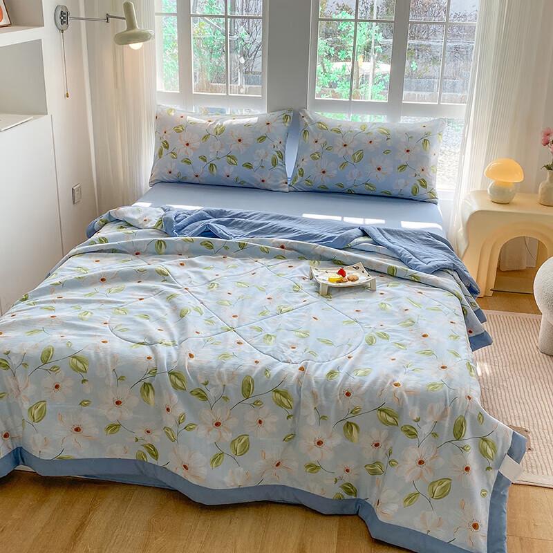 Manya Ju Spring Breeze Washed Cotton Summer Quilt
