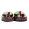 Geta in Dull Burnt Paulownia Wood for Girls [KYOETSU] (Japanese Clogs) (3 Khaki, measurement_18_point_0_centimeters)