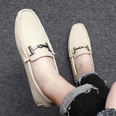 FashionBrand Mens Shoes Genuine Leather Loafers Men Casual Slip On Flats Men Moccasins Luxury Design Driving Shoes Male Summer Big Size
