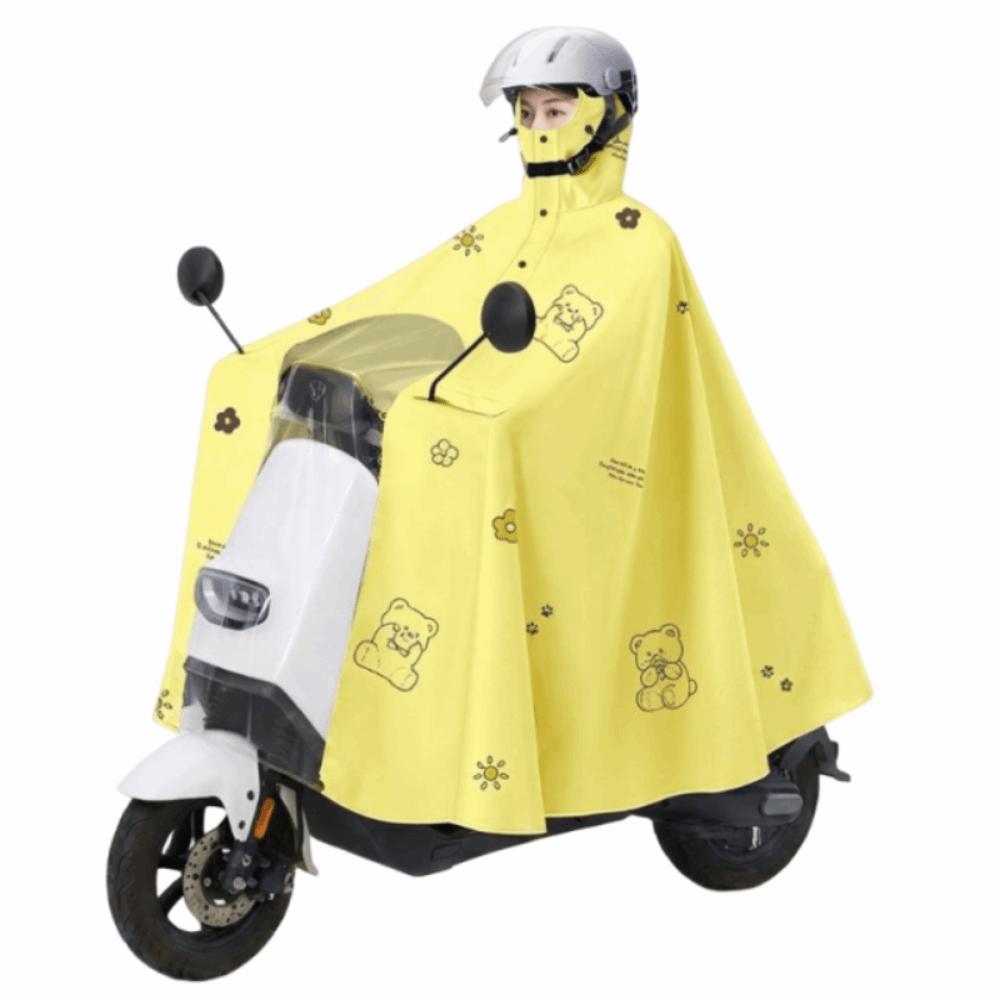 High Neck Vehicle Raincoat Waterproof Motorcycle Raincoat Electric Bicycle Raincoat Heavy Rain