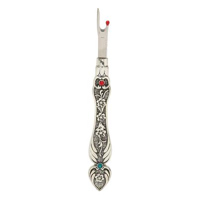 Retro Seam Rippers Alloy Exquisite Seam Removers Thread Ripper Tool for Embroidery Quilting Sewing Daffodils Silver