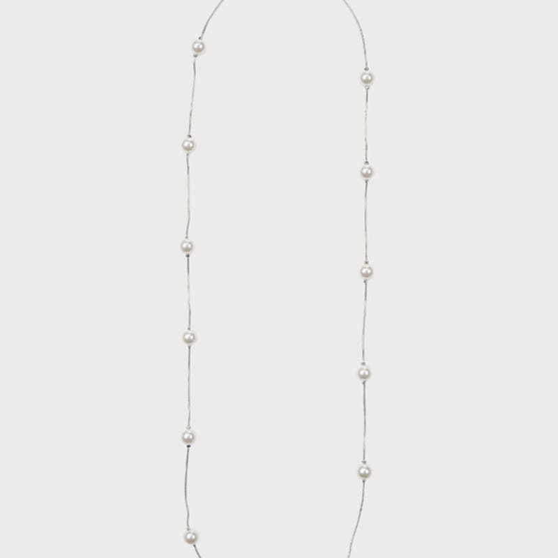 

Eireve PEARL POINT LONG CHAIN MULTI NECKLACE Metal (silver)