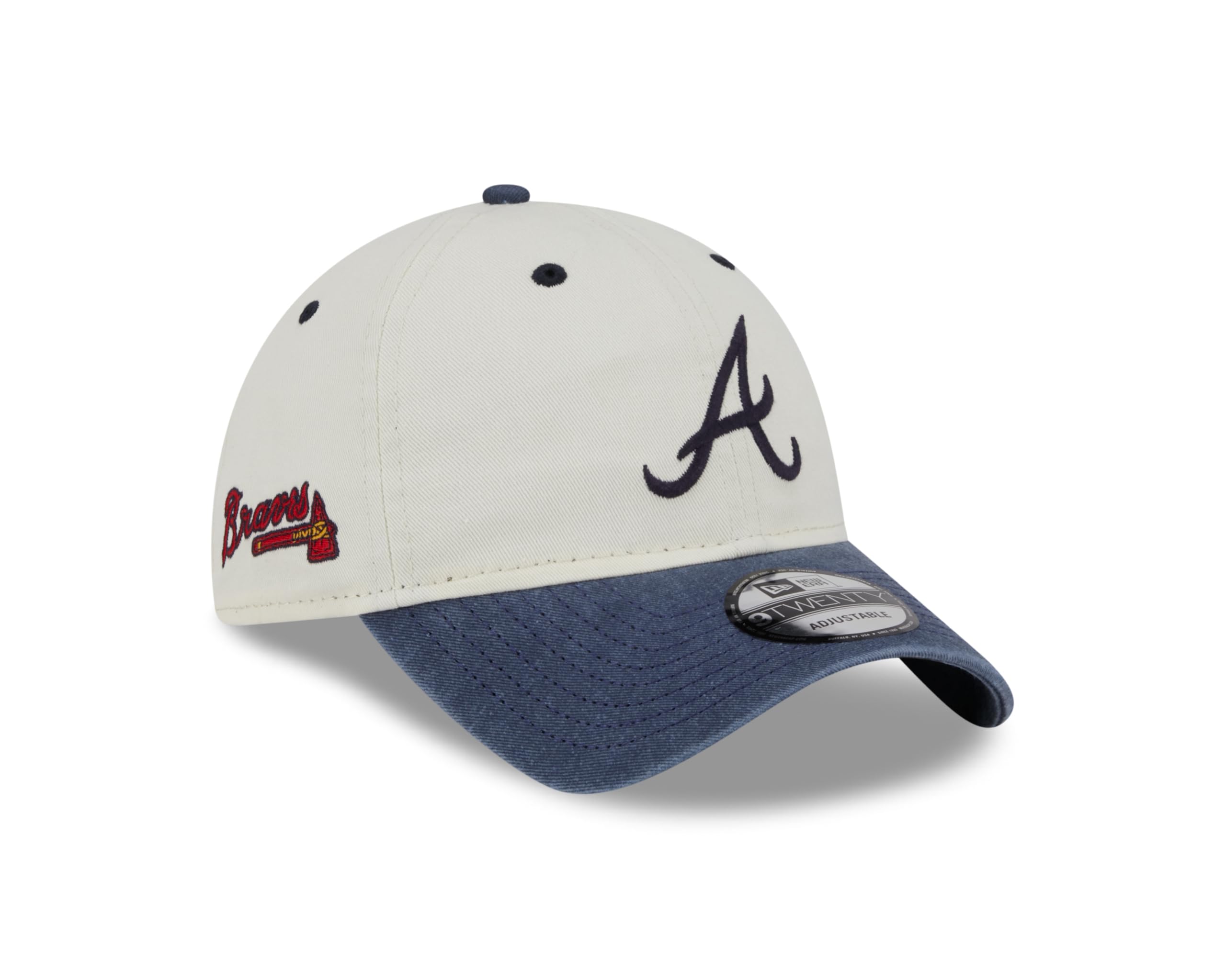 

[New Era] Кепка 9TWENTY с ремешком, Atlanta Braves, MLB CLASSIC SIDESCRIPT STRAPBACK CAP, ATLANTA BRAVES 920, Шляпа, НИЗКИЙ ПРОФИЛЬ, Кремовый