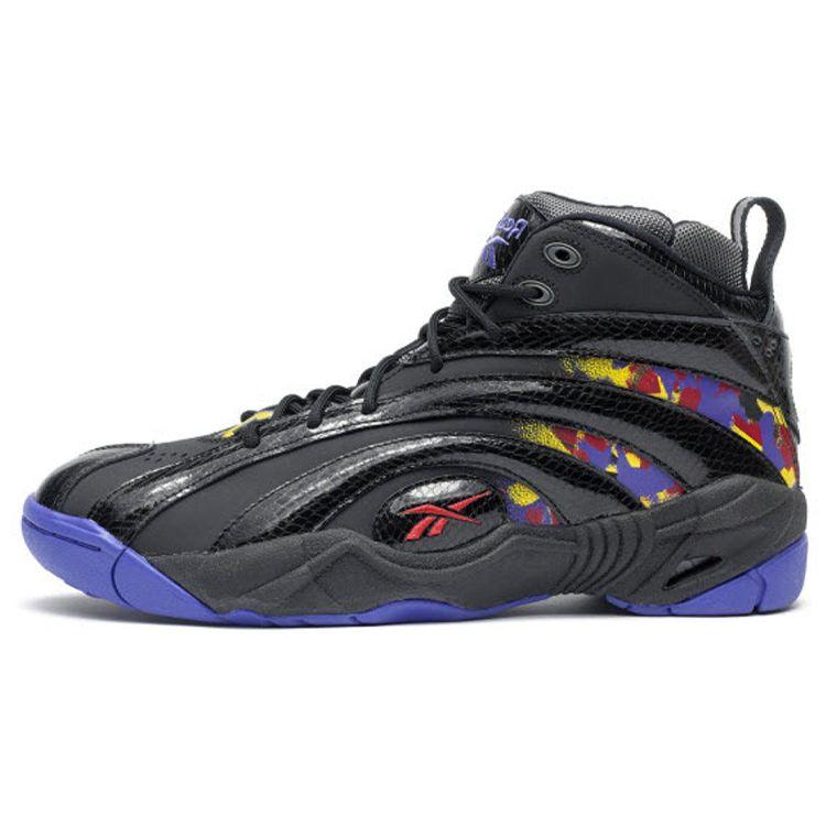 

Reebok Shaqnosis OG Escape From LA Кроссовки унисекс Черный Фиолетовый Желтый V61028