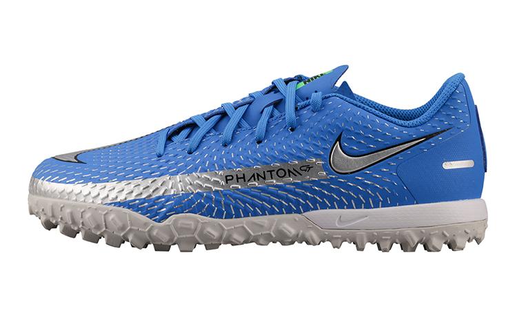 

Nike Phantom GT Slip Resistant Low top Kids Soccer Shoes Blue Silver Kids CK8484-400 37.5