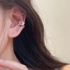 Korean Style Geometric Pearl Ear Cuff - No Piercing Needed, Trendy Women's Jewelry