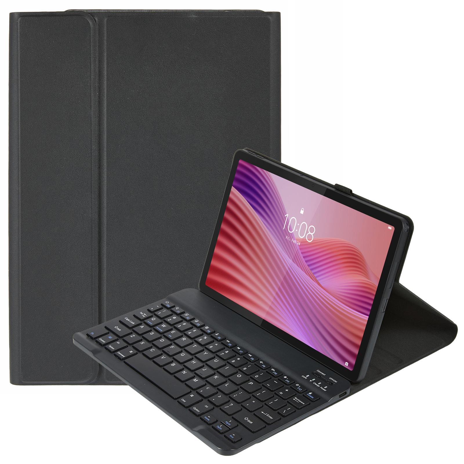 

10.1-311FU For Lenovo Tab 10.1 (2025) (TB-311FU/TB-311XU) Wireless Bluetooth-Compatible Keyboard Protective Cover Black