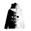 Dětská mikina Angry Geometry Dash pro chlapce Dívčí mikina Harajuku Streetwear Hip Hop Kawaii Cat Ear Pullover s kapucí