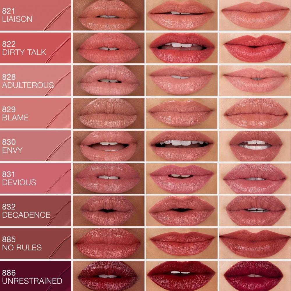 Nars Explicit Refillable Satin Lipstick 0.13 Oz   3.8 G Rendez Vous   805 mahoGany Red