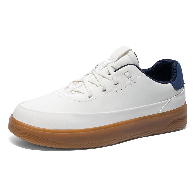

Trendy shoes spring and autumn low-top board shoes new men s flat-bottomed casual trend breathable little white shoes adolescent men s shoes 44