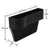 Black Car Seat Gap Storage Box Car Accessories Storage Box Suitable Car Organiser For Carrying Wallets Mobile Phone Slit