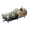 Multifunctional Dish Rack for Kitchen Counter Large Dish Drainer with Drainboard Storage Rack Kitchen Dish Drying Rack