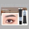 Tear and Pull Eyebrow Cream Female Male Semi Permanent Waterproof Long Lasting Fadeless Black Dyed Eyebrow Stain Eyebrow Cream