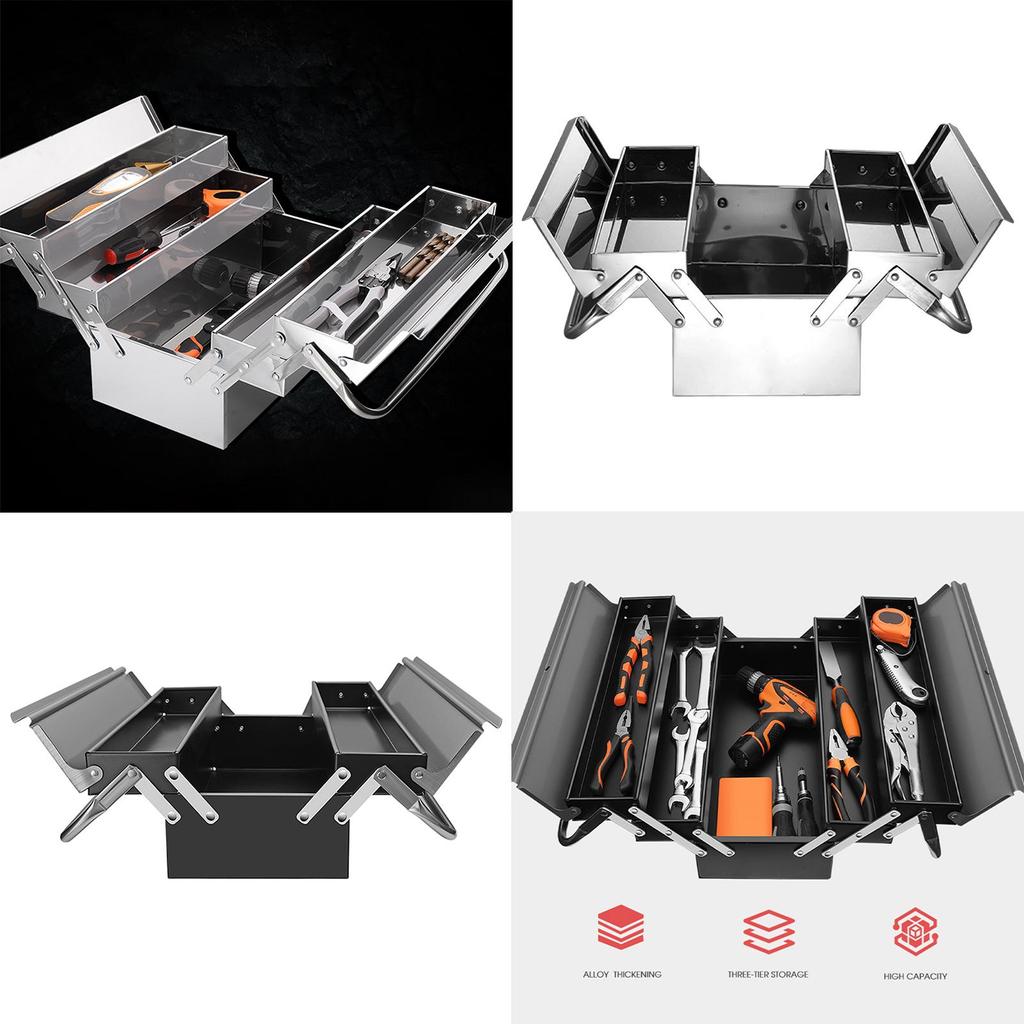 Multipurpose Tool Box Hardware Organizer Carry Case Strong and Durable Large Space Repair Tools