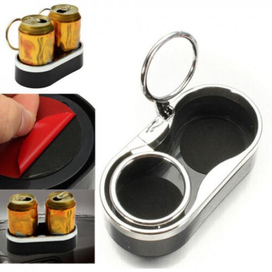 Adjustable Car Dashboard Bottle Drink Cup Holder Beverage Can Dual Base Bracket