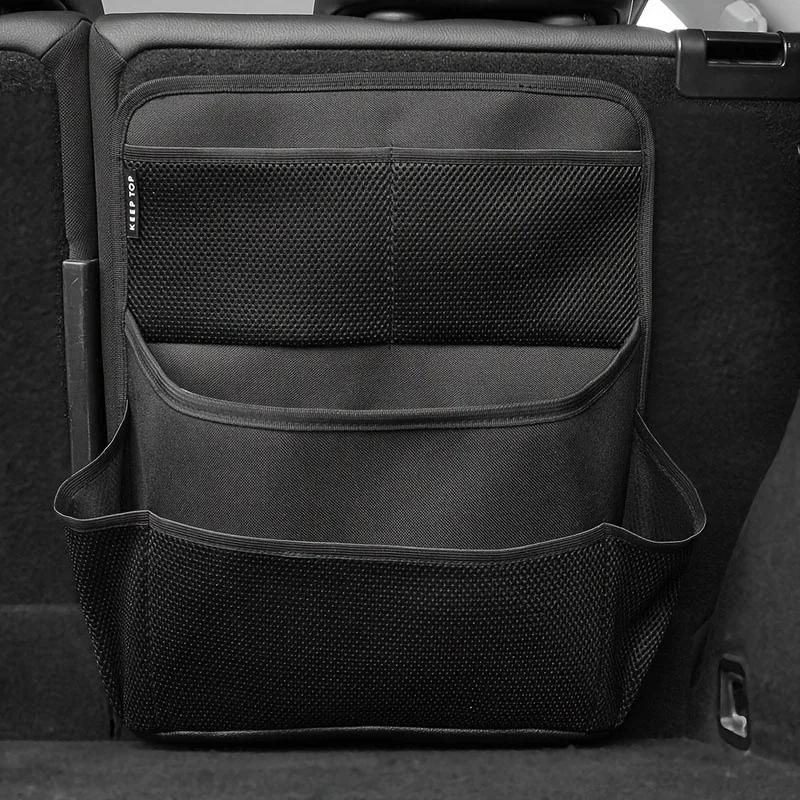 Universal Car Trunk Organizer Backseat Storage Bag Oxford Seat Multi-use Back Automobile Capacity Adjustable Interior Storage