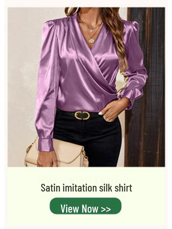 Versatile Women's Floral Chiffon Puff Sleeve Top - Long Sleeve French Style, Rose Solid Color, Age-Reducing Design